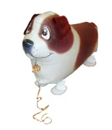 Sétáló St Bernard fólia lufi