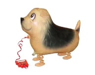 Sétáló terrier fólia lufi