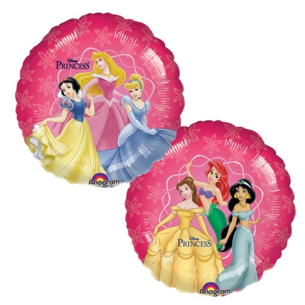 45 cm-es Disney hercegnők fólia lufi