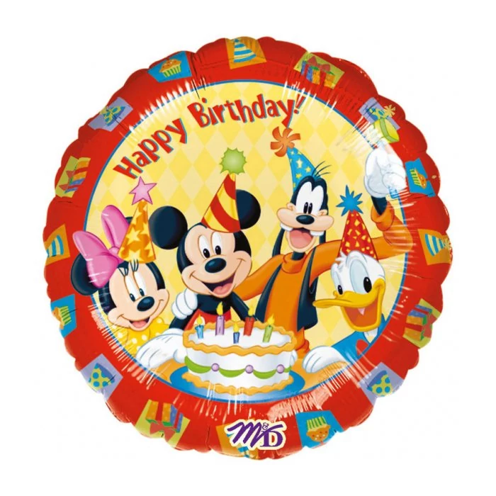 45 cm-es Mickey és barátai fólia lufi