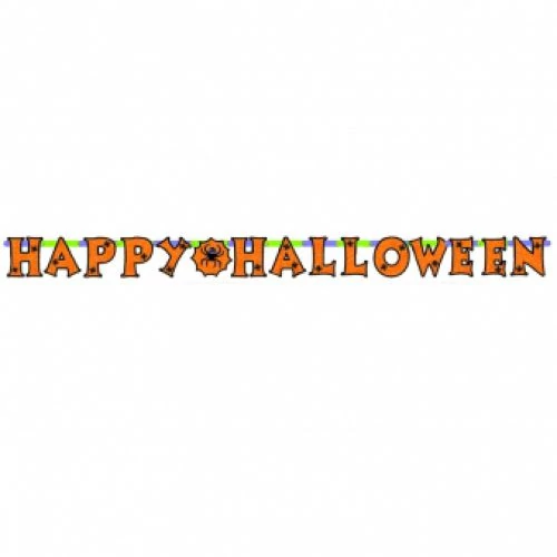 Happy Halloween felirat 25,4 cmx210 cm