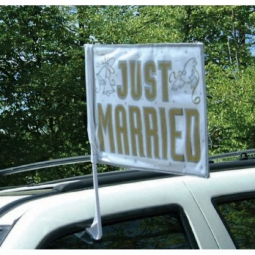 Just Married zászló