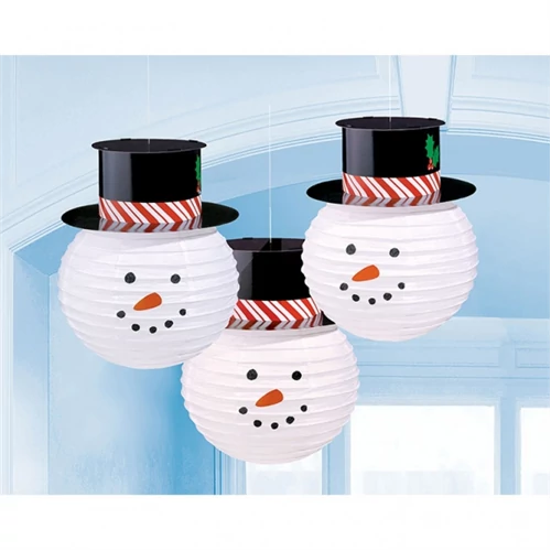 Hóemberes lampion szett 3 db/cs.
