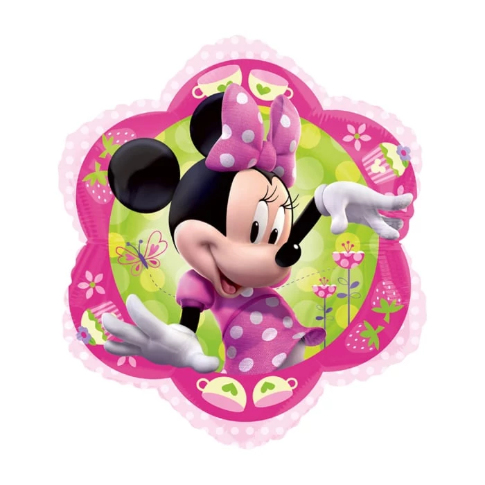 45 cm-es Minnie virág alakú fólia lufi