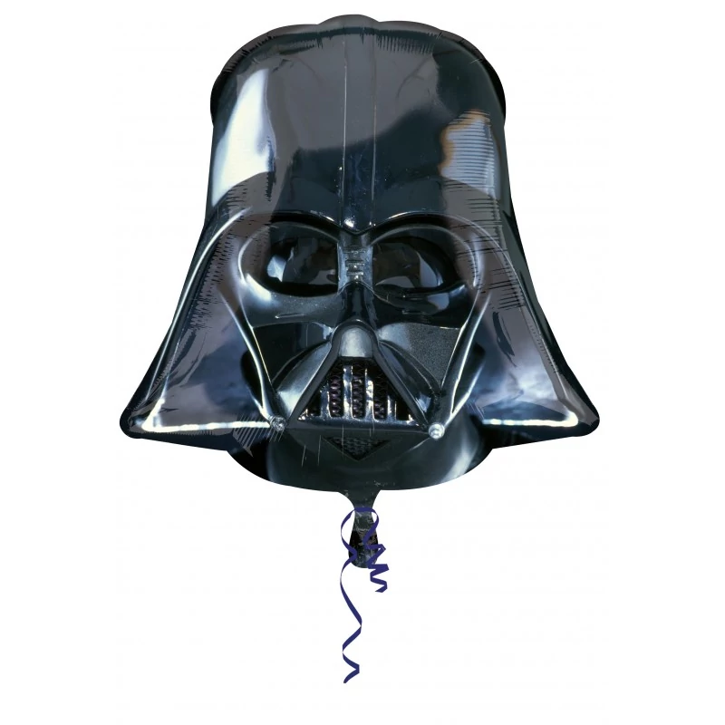 45 cm-es Star Wars-Darth Vader sisak alakú fólia lufi