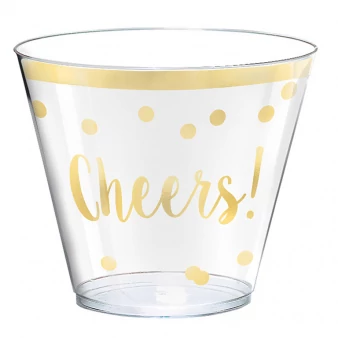 Cheers műanyag pohár, 266ml - 30 db