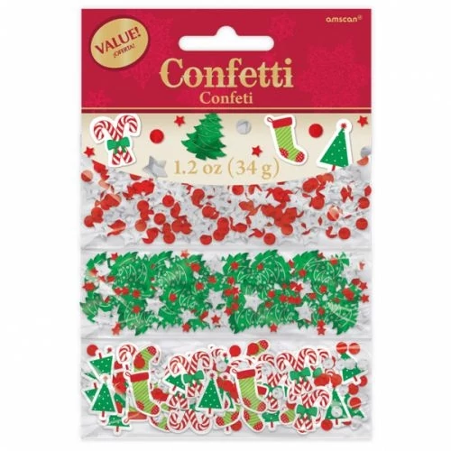 Konfetti - Karácsonyi motívumokkal tripla pack 34g