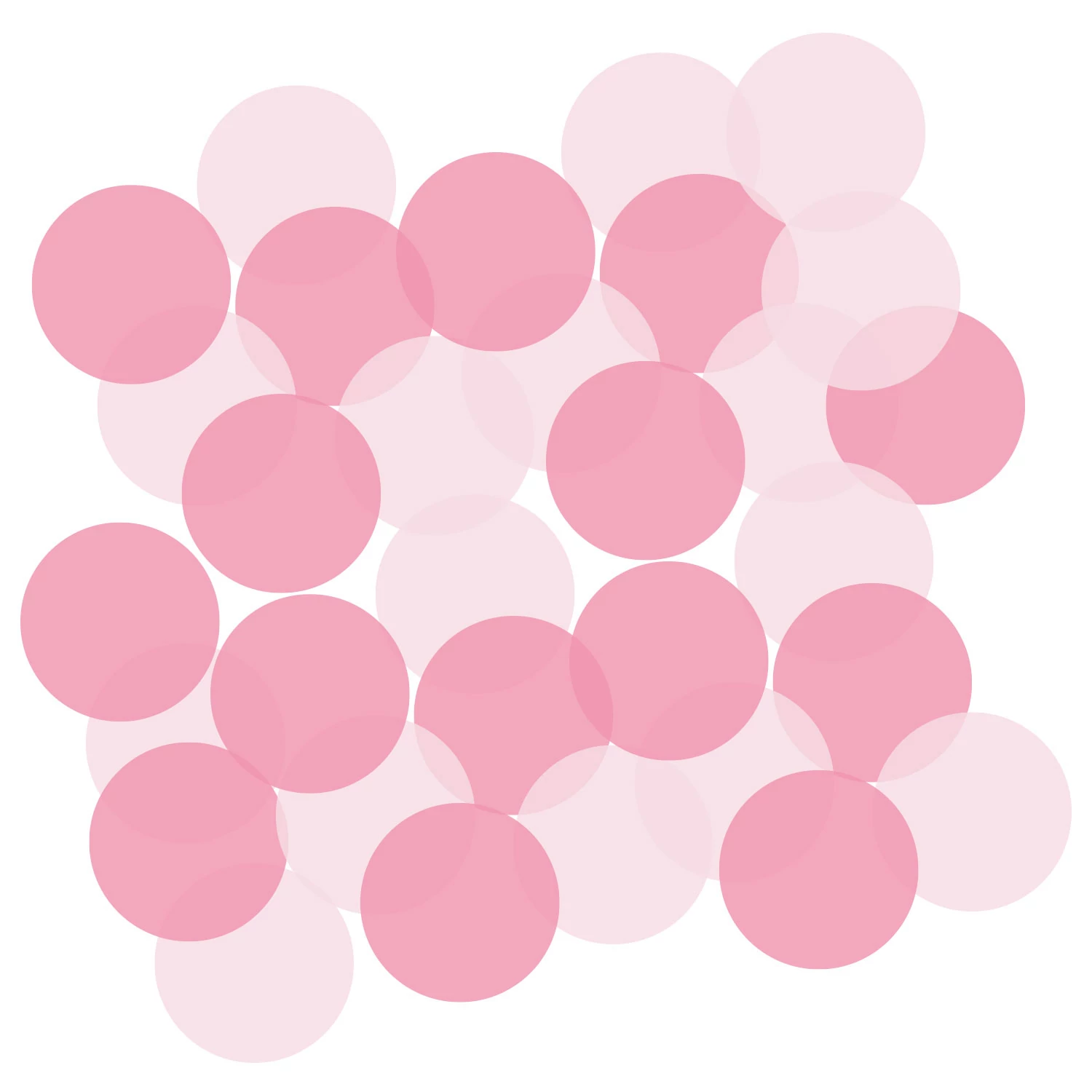 Pink papír konfetti - 22 g