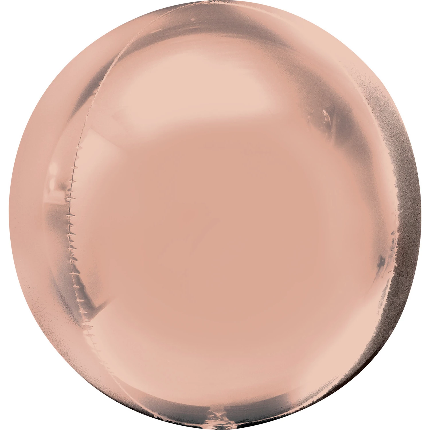 Orbz - rosegold fólia lufi 38 x 40 cm