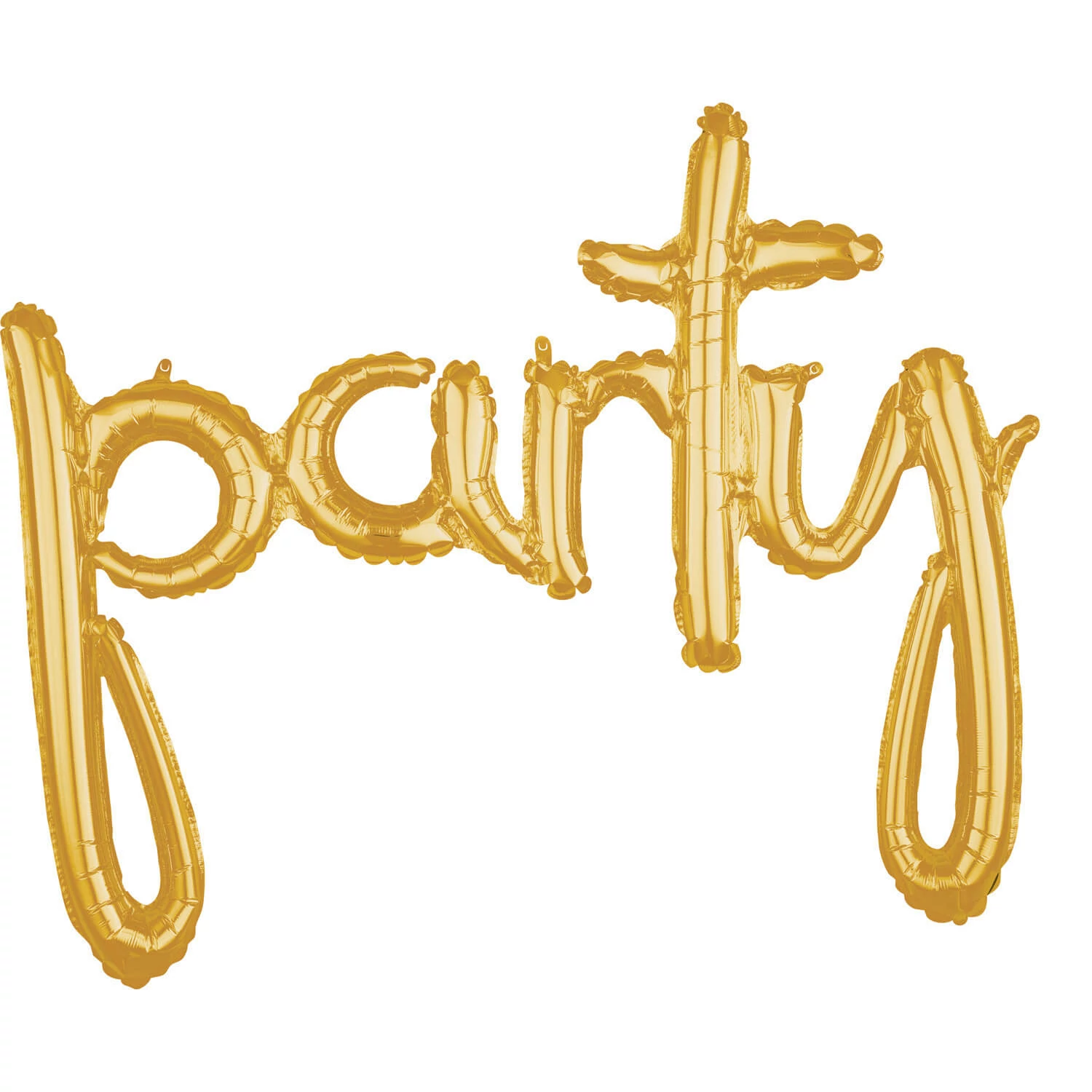 Kézírásos Party arany színű fólia lufi felirat