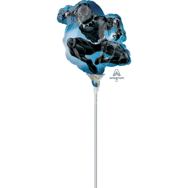MiniShape - Black Panther Fekete párduc fólia lufi