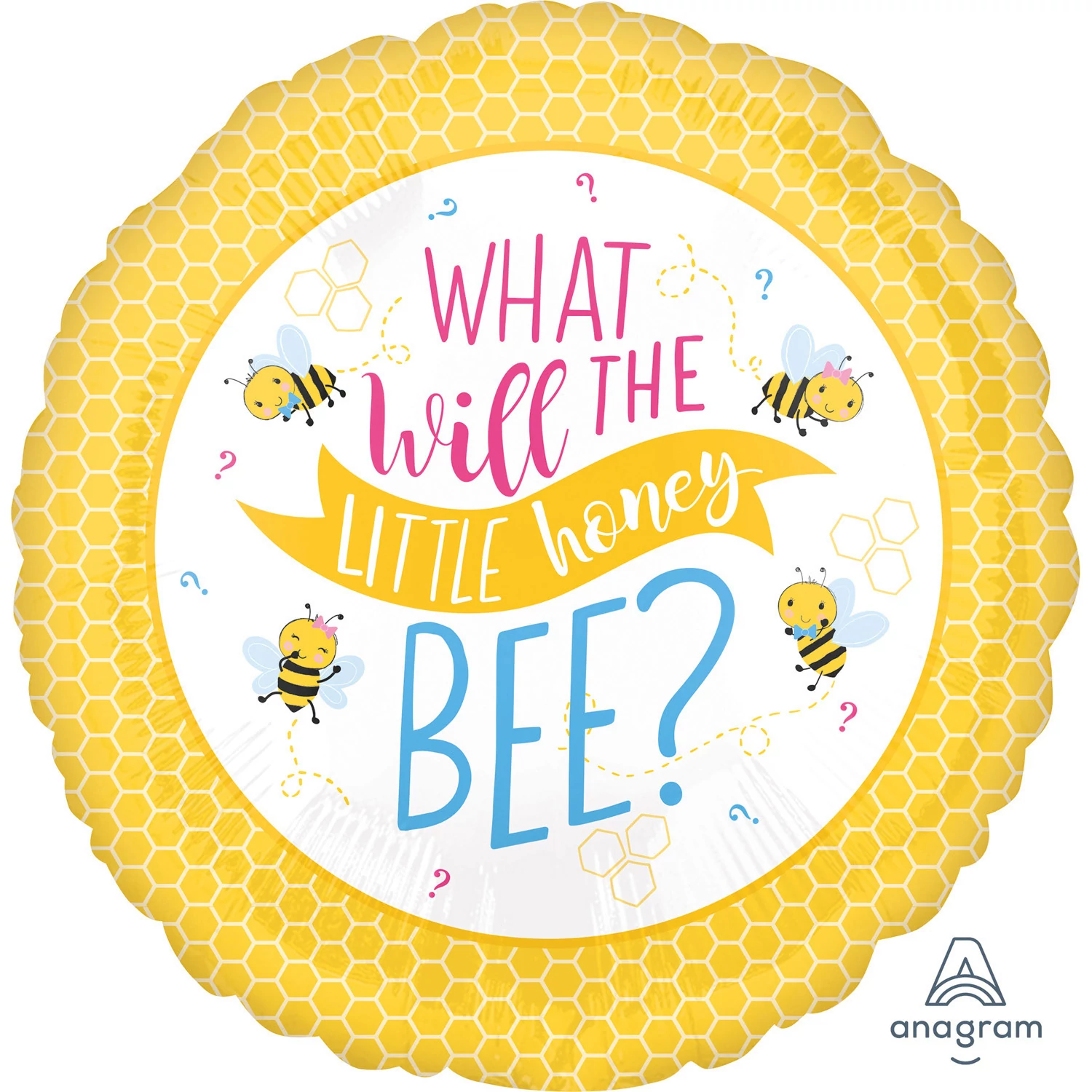 45 cm-es What Will it Bee fólia lufi