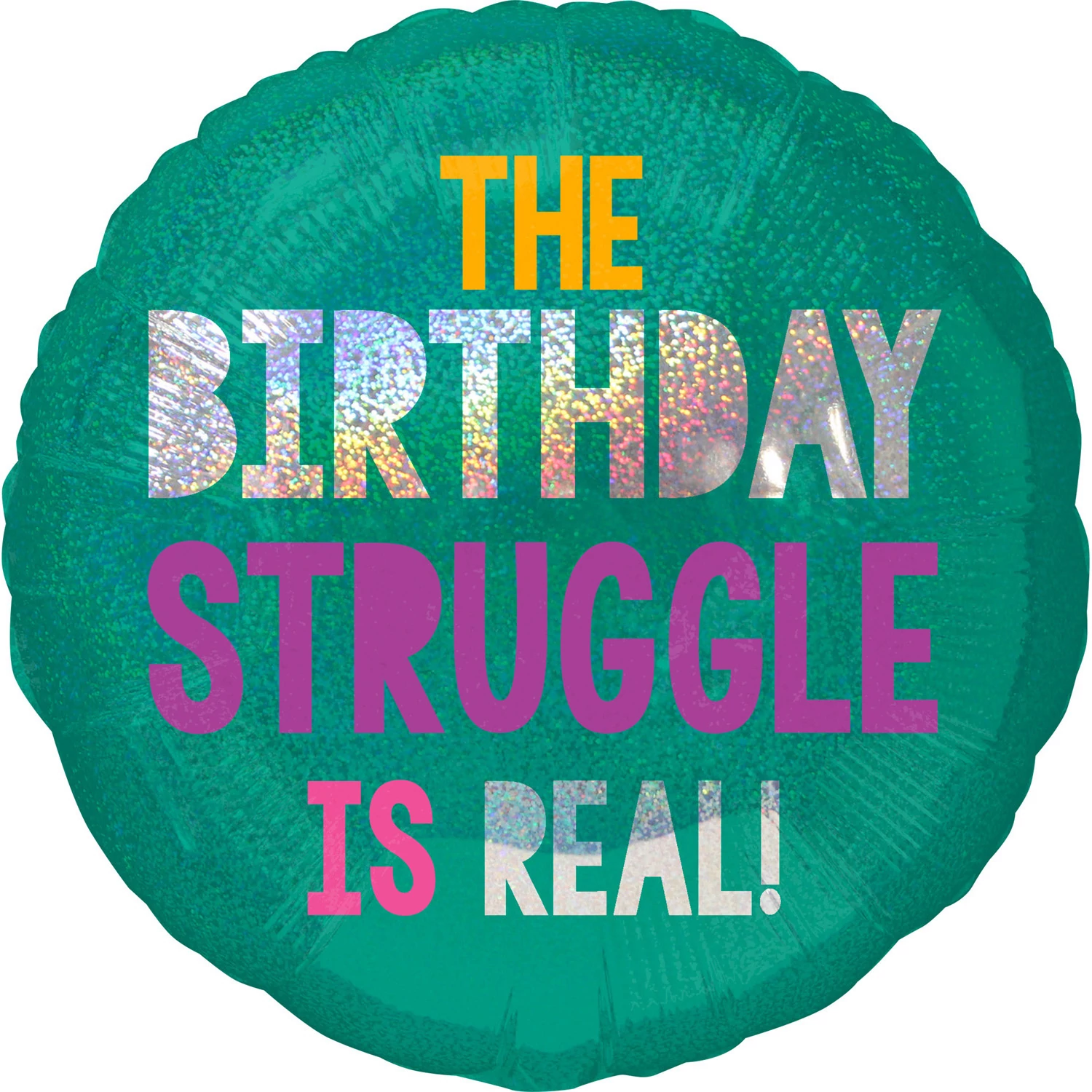 45 cm-es Young And Fab - Happy Birthday fólia lufi
