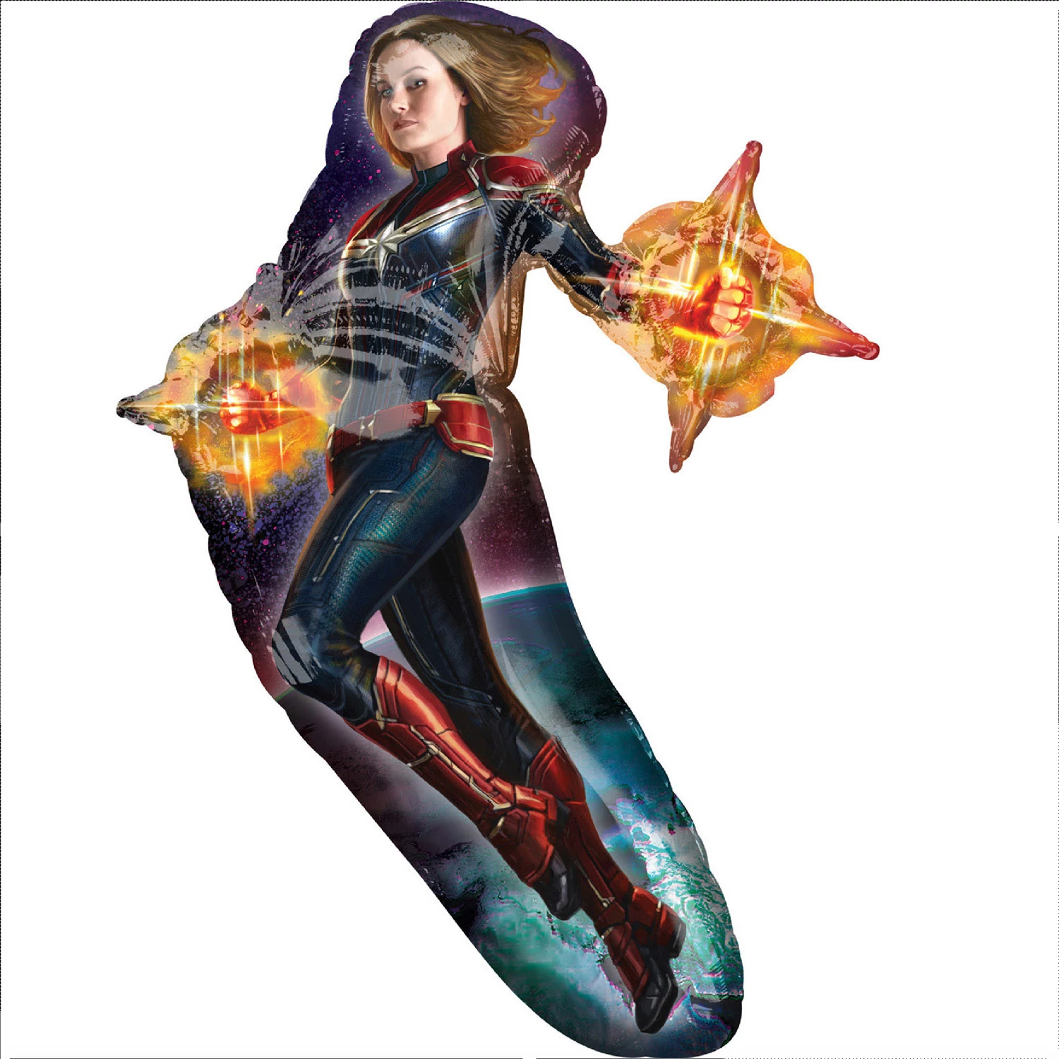 SuperShape - Bosszuállók Marvel Kapitány fólia lufi, 68 x 93 cm