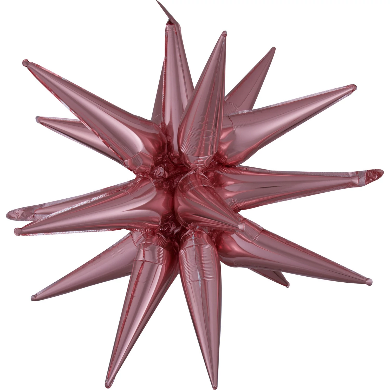 Multi - mágikus rosegold csillag fólia lufi, 76 x 88 cm