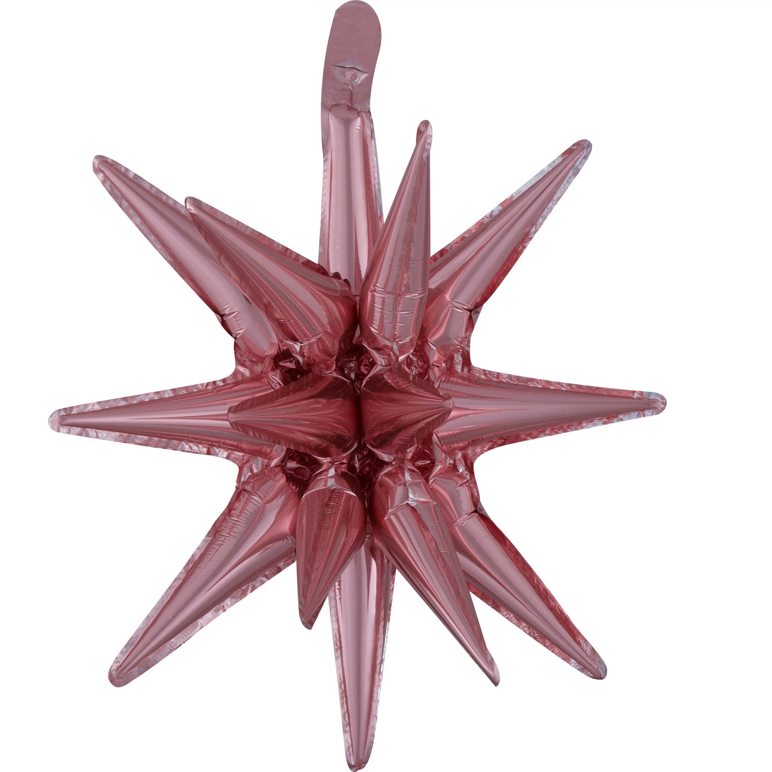Multi - mágikus rosegold csillag fólia lufi, 45 x 50 cm