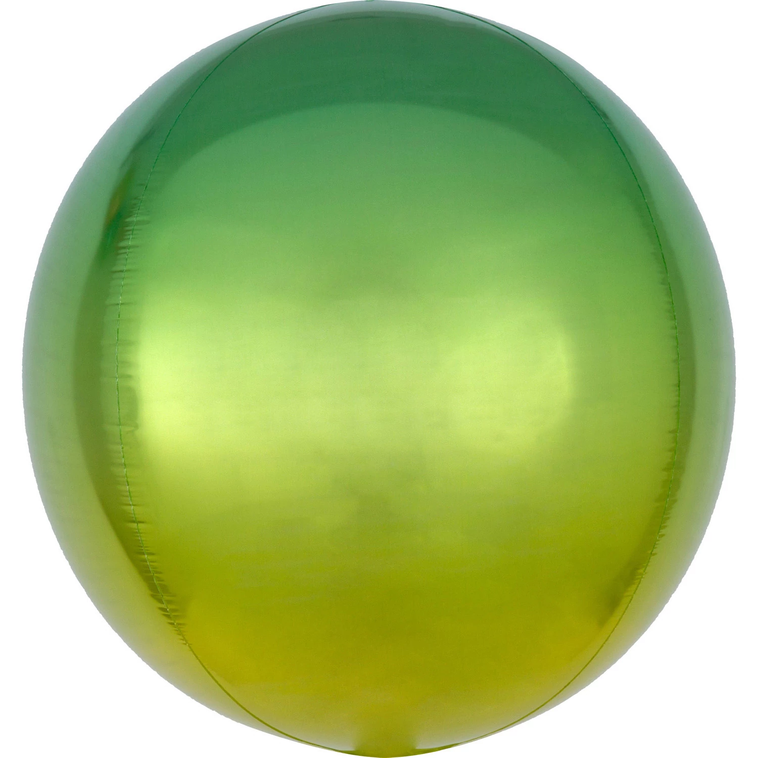 Orbz - 40 cm-es ombre sárga-zöld fólia lufi