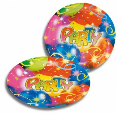 Party lufis tányér 23 cm 8 db/cs