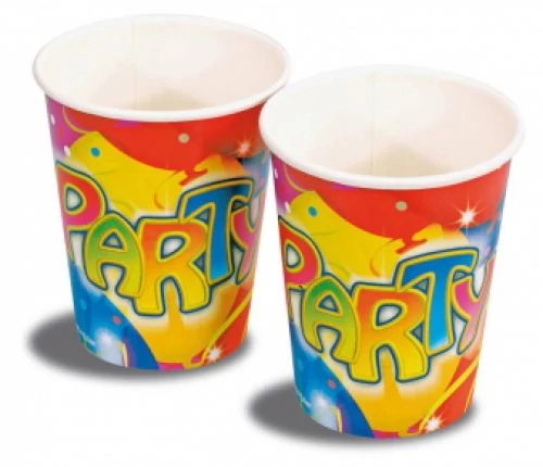 Lufis party papírpohár, 250 ml - 8 db