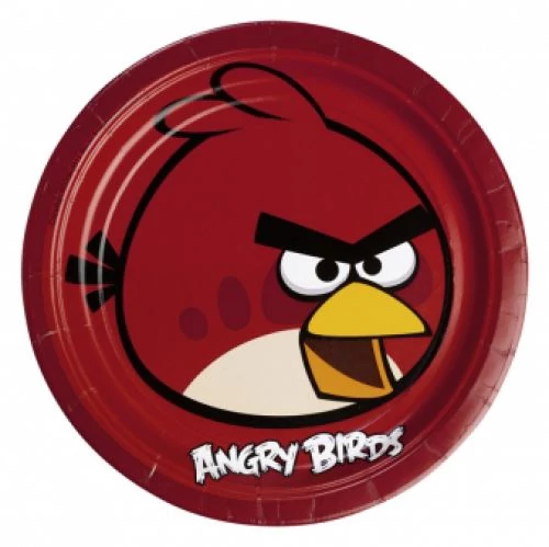 Angry Birds tányér 23 cm-es, 8 db/cs..