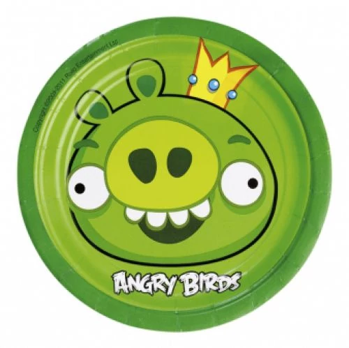 Angry Birds tányér 18 cm-es, 8 db/cs..