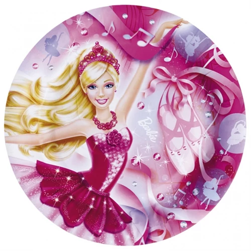 Barbie 23 cm -es tányér 8 db/cs.