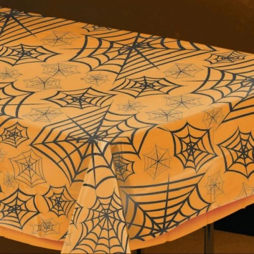 Pókhálós műanyag asztalterítő 1,4 m x 2,7 m
