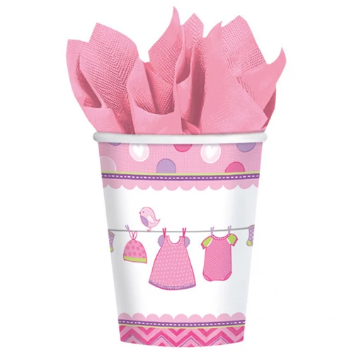 It's a girl rózsaszín pohár 267 ml 8 db/cs