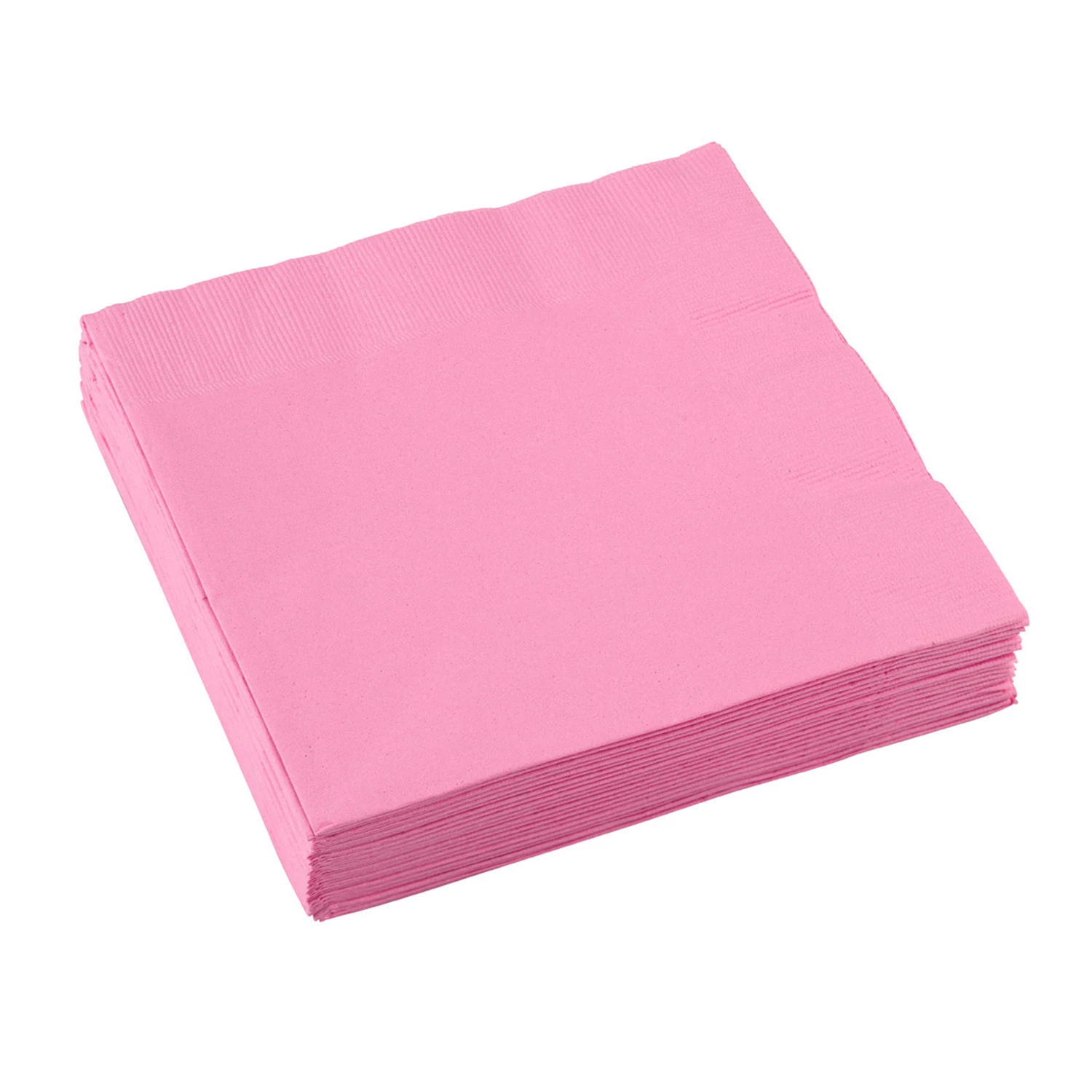 Pink színű kétrétegű szalvéta - 33 cm x 33 cm, 50 db / csomag