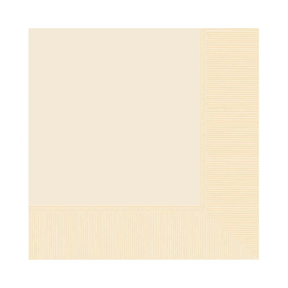 Ivory szalvéta - 33 cm x 33 cm, kétrétegű, 50 db / csomag