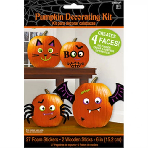Halloween tök dekorációs készlet - 29 db-os