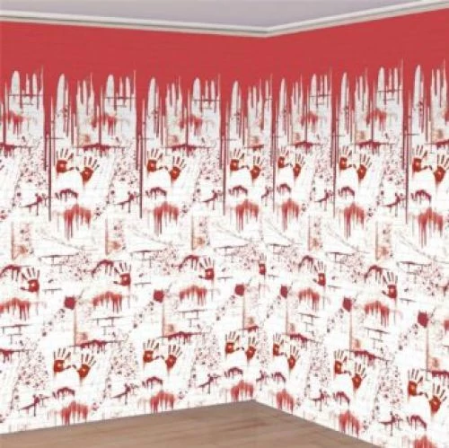 Véres kezek faldekoráció 1,2x6 m