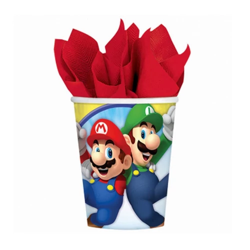 Super Mario pohár 266 ml 8 db/cs