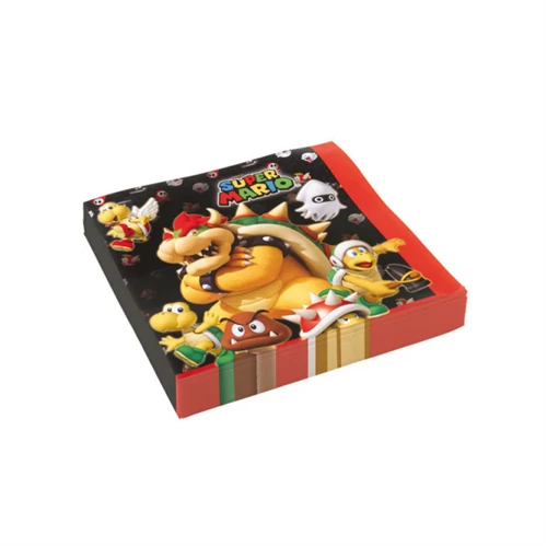 Super Mario szalvéta 33 x 33 cm 20 db/cs