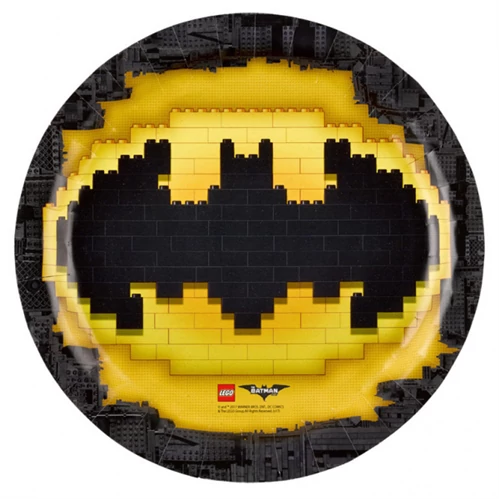 Lego Batman tányér 23 cm 8 db/cs.