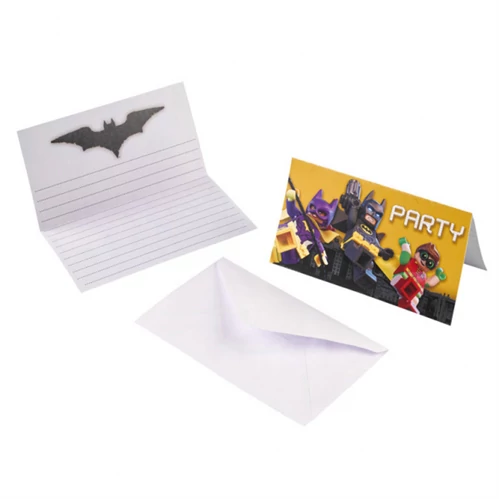 Lego Batman meghívó 8 db/cs.