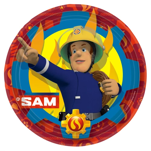 Sam, a tűzoltó tányér 23 cm -es 8 db/cs