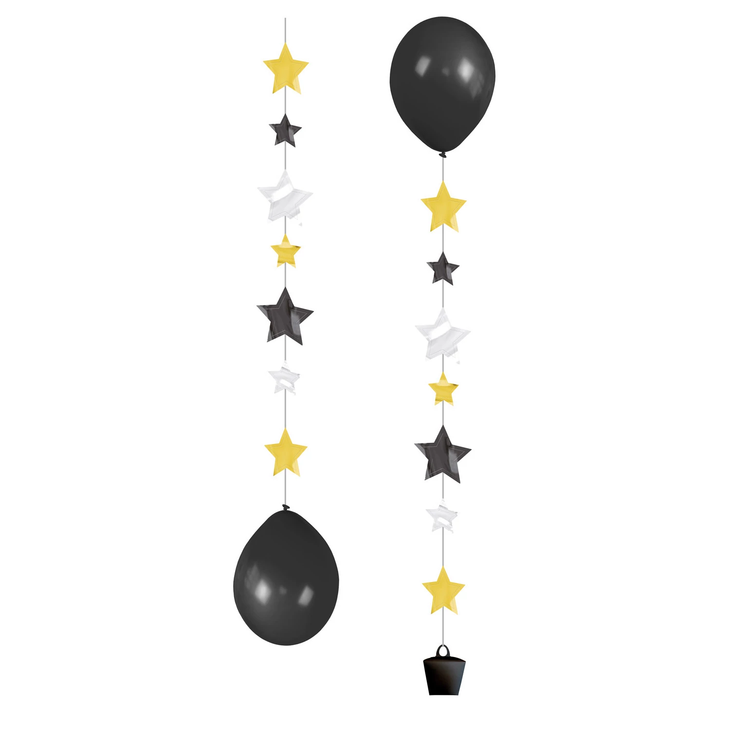 Csillagos léggömbdekoráció latex léggömbhöz 3 db/cs