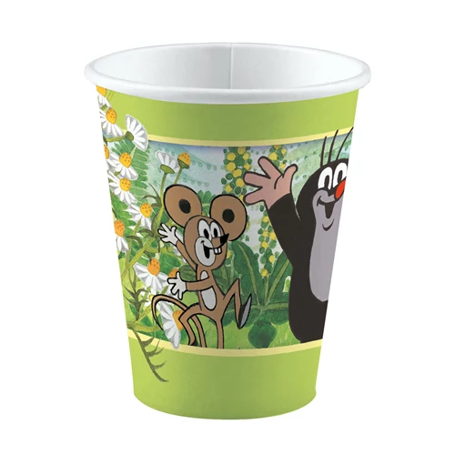 Kisvakond papírpohár, 250 ml - 8 db