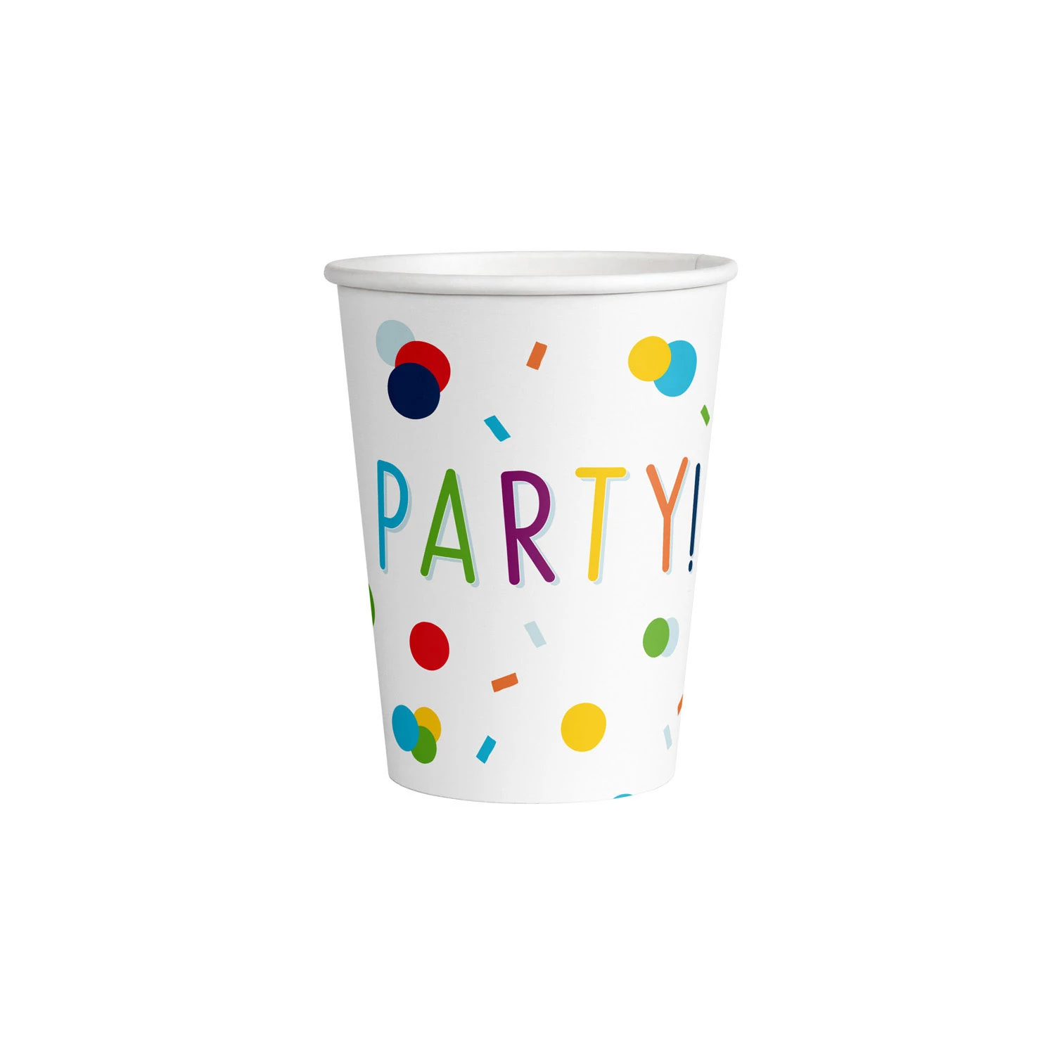 Konfettis papír pohár 250 ml 8 db/cs