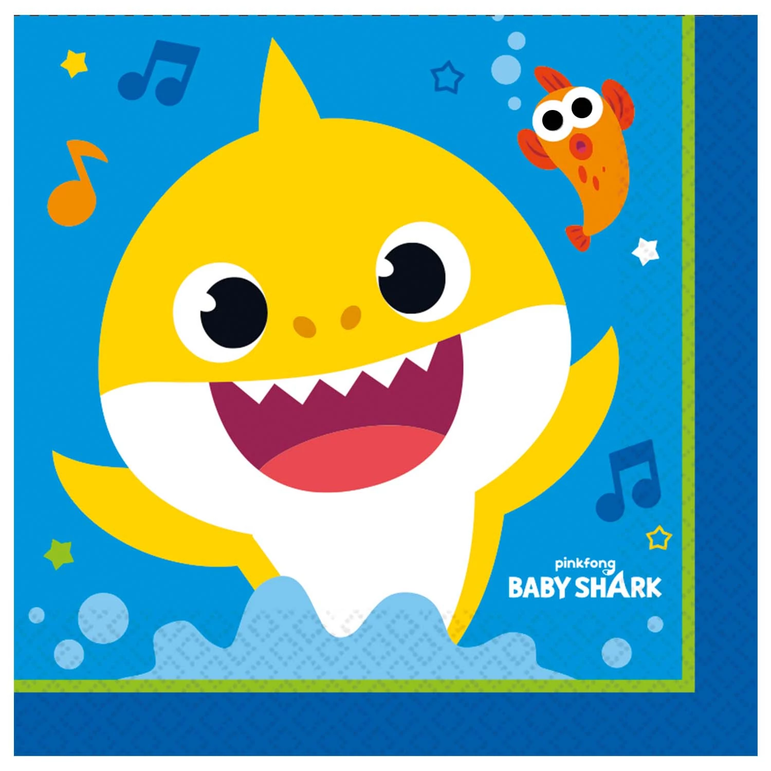 Baby Shark szalvéta 33 x 33 cm 16 db/cs
