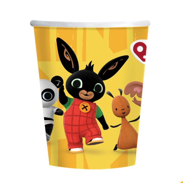 Bing nyuszis pohár - 250 ml, 8 db / csomag