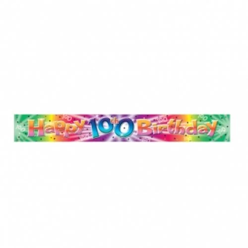 Fólia felirat 100. születésnapra 363 cm
