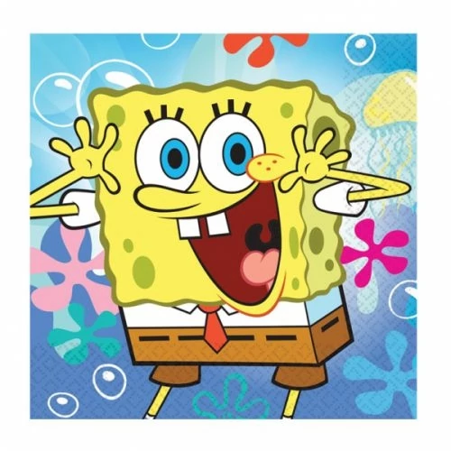 Spongya Bob szalvéta 33 x 33 cm 20db/cs