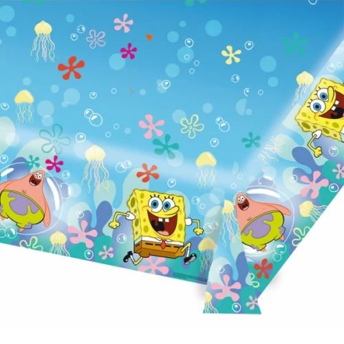 Spongya Bob műanyag asztalterítő 1,2 mx1,8 m