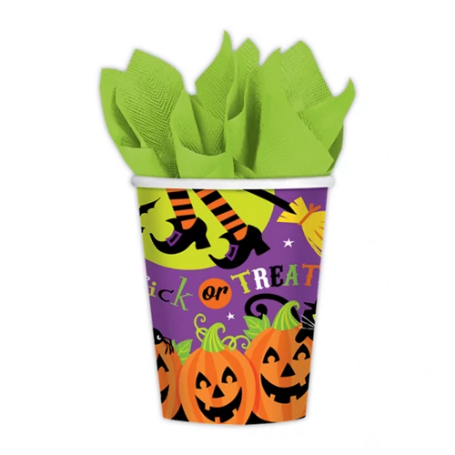 Trick or Treat papírpohár - 266 ml, 8 db / csomag