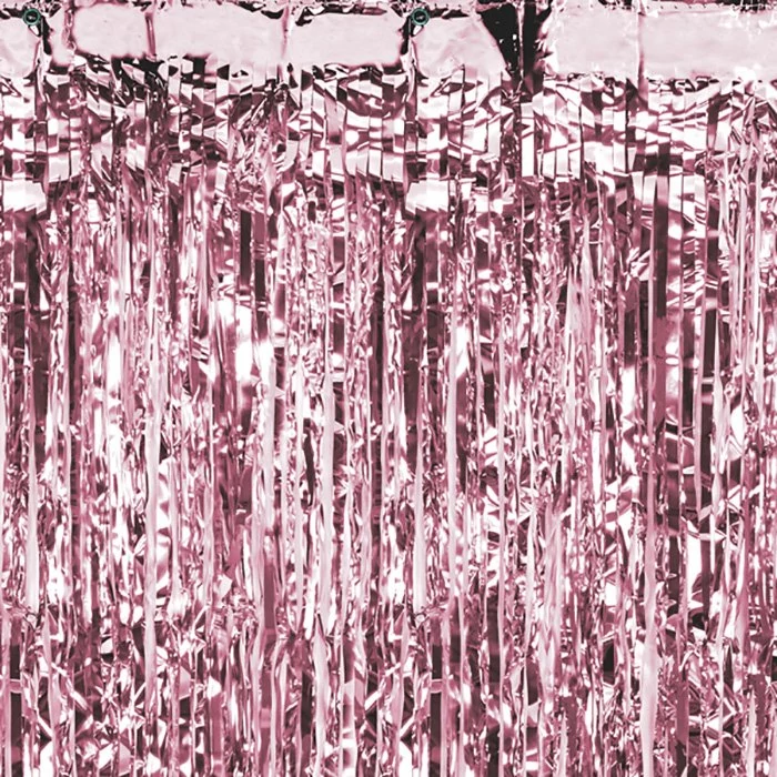 Rosegold színű fólia függöny - 2,5 m X 90 cm
