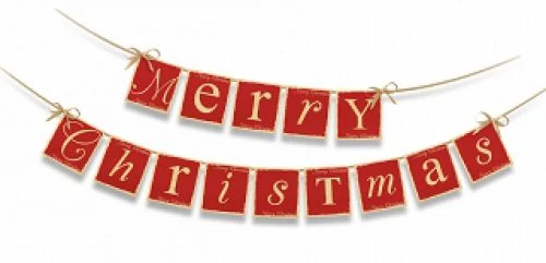Merry Christmas felirat kétrészes - 78,5 cm, 143,5 cm