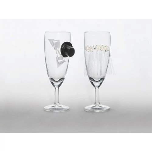Pezsgős pohár az ifjú párnak, 150 ml 2 db/cs