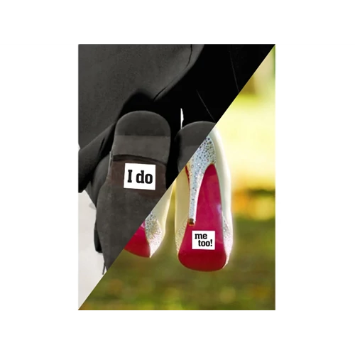 Cipő matrica - I do-me too! felirattal, 2 db